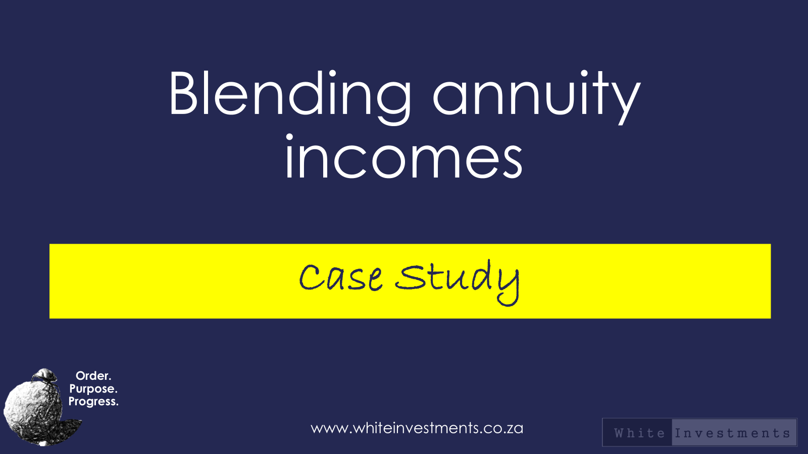 Blending Annuity Incomes